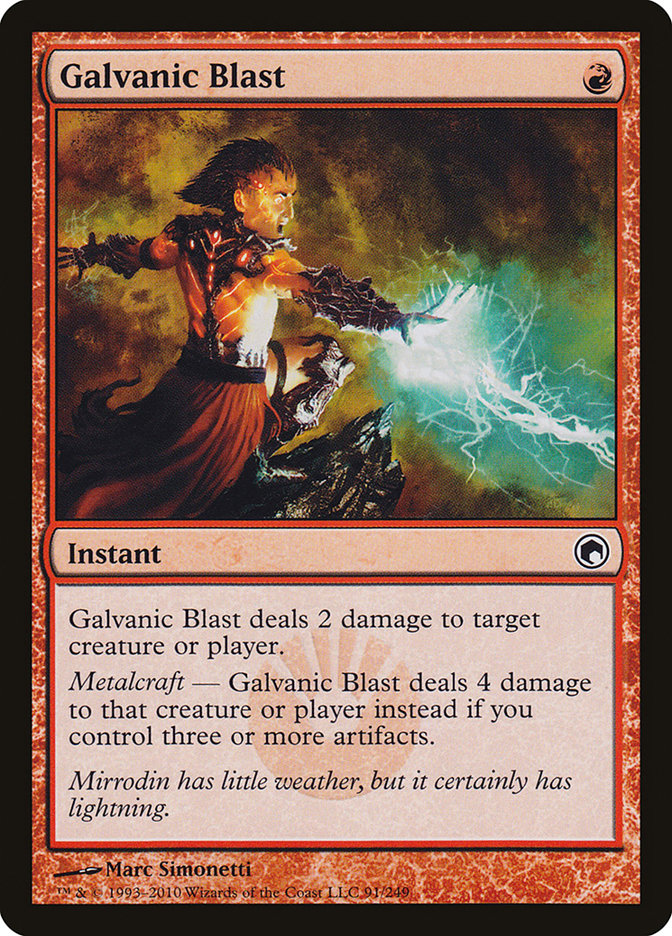 Galvanic Blast [Scars of Mirrodin] | Total Play