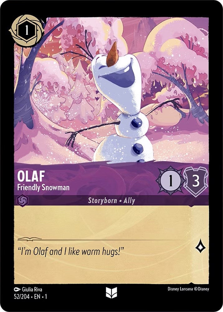 Olaf - Friendly Snowman (52/204) [The First Chapter] | Total Play