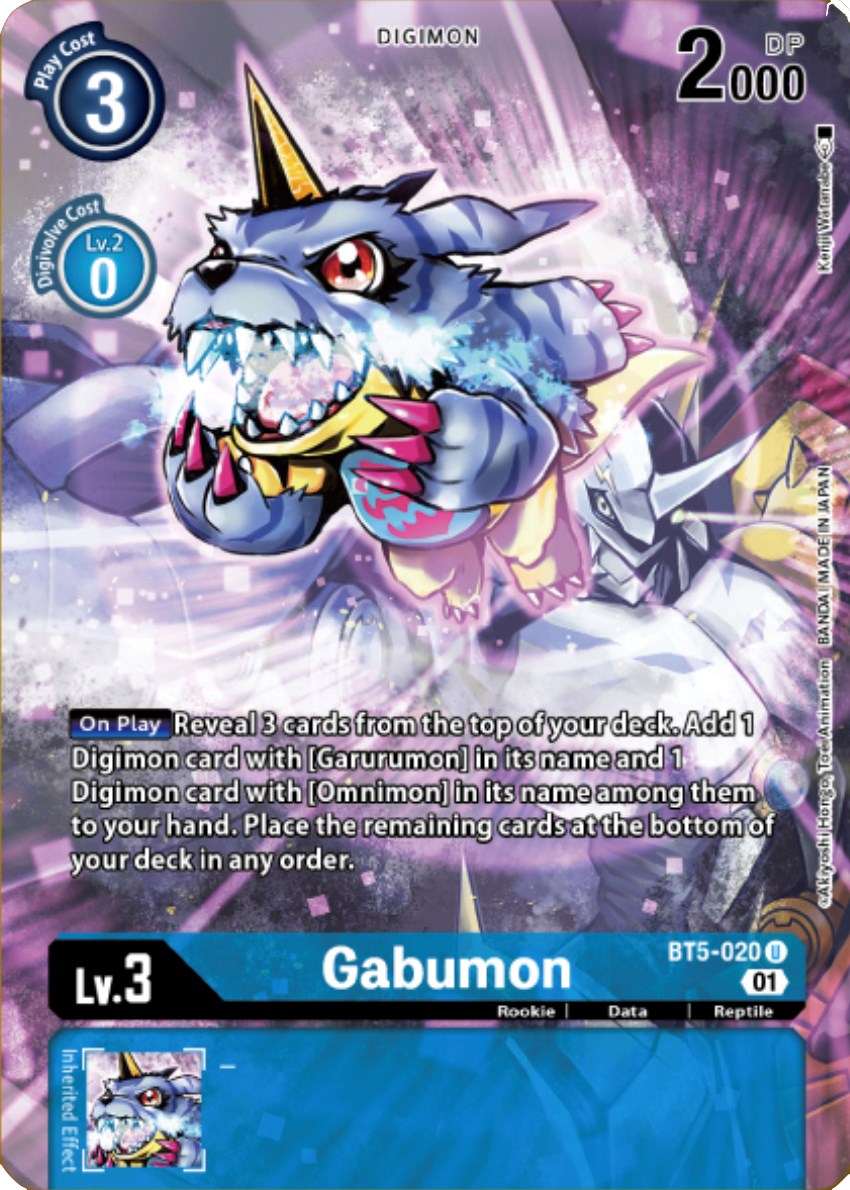 Gabumon [BT5-020] (Digimon Royal Knights Card Set) [Battle of Omni Promos] | Total Play