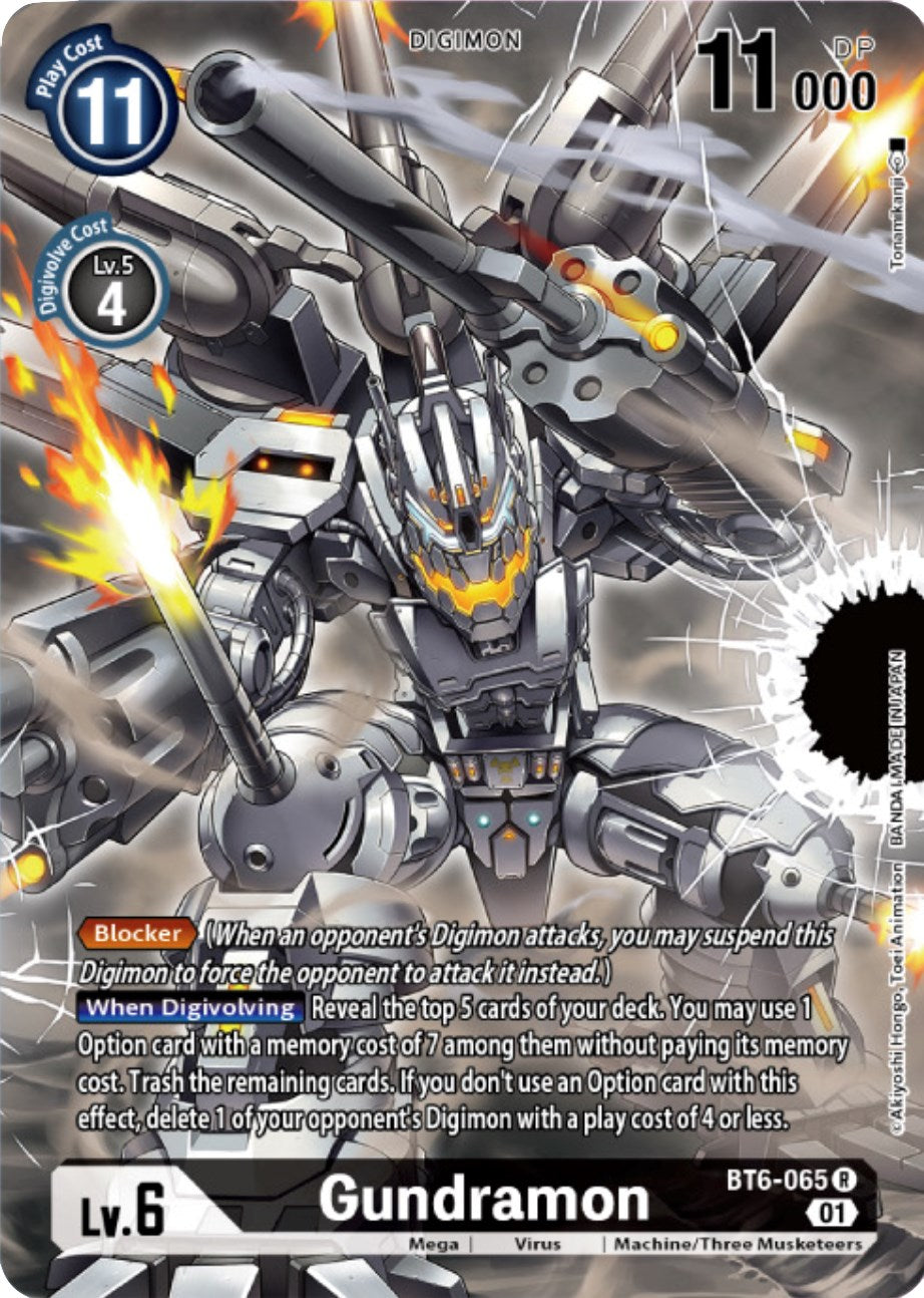 Gundramon [BT6-065] (Digimon Card Game Deck Box Set) [Double Diamond Promos] | Total Play