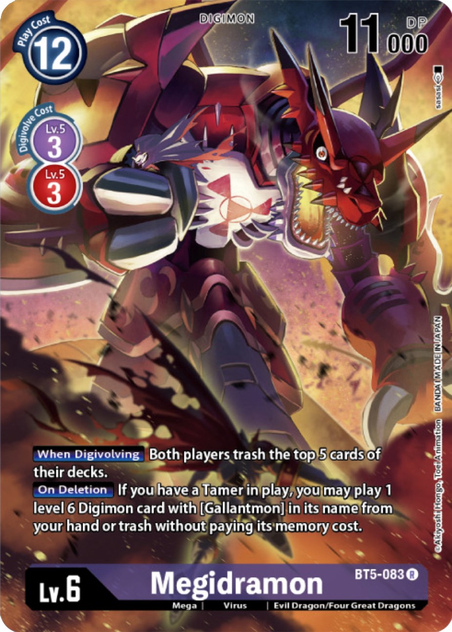 Megidramon [BT5-083] (Digimon Card Game Deck Box Set) [Battle of Omni Promos] | Total Play