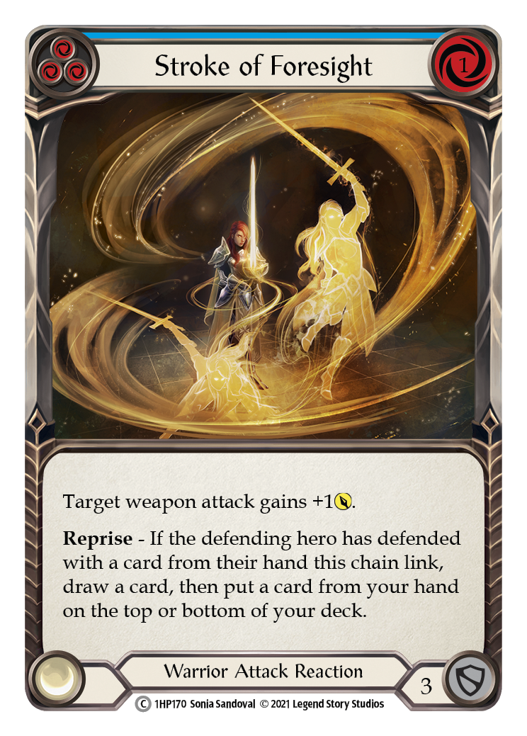 Stroke of Foresight (Blue) [1HP170] (History Pack 1) | Total Play