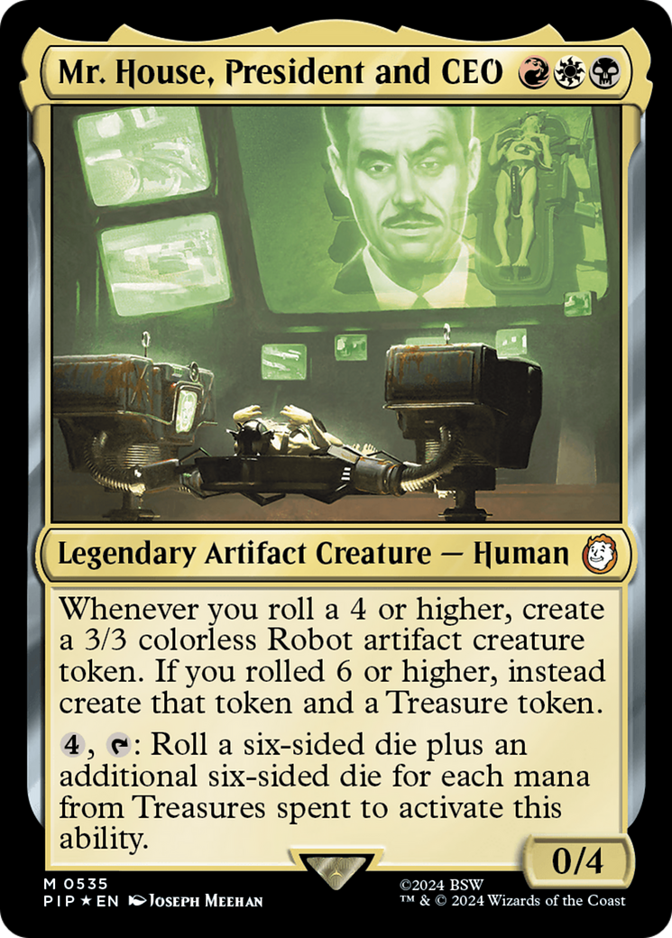 Mr. House, President and CEO (Surge Foil) [Fallout] | Total Play