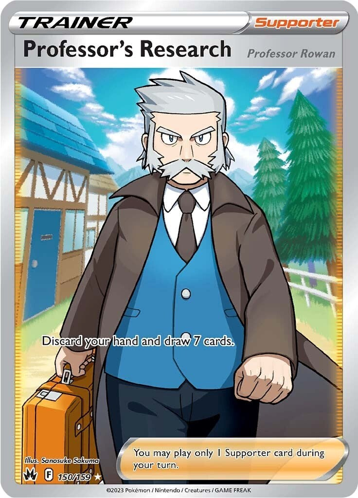 Professor's Research (150/159) (Full Art) [Sword & Shield: Crown Zenith] | Total Play
