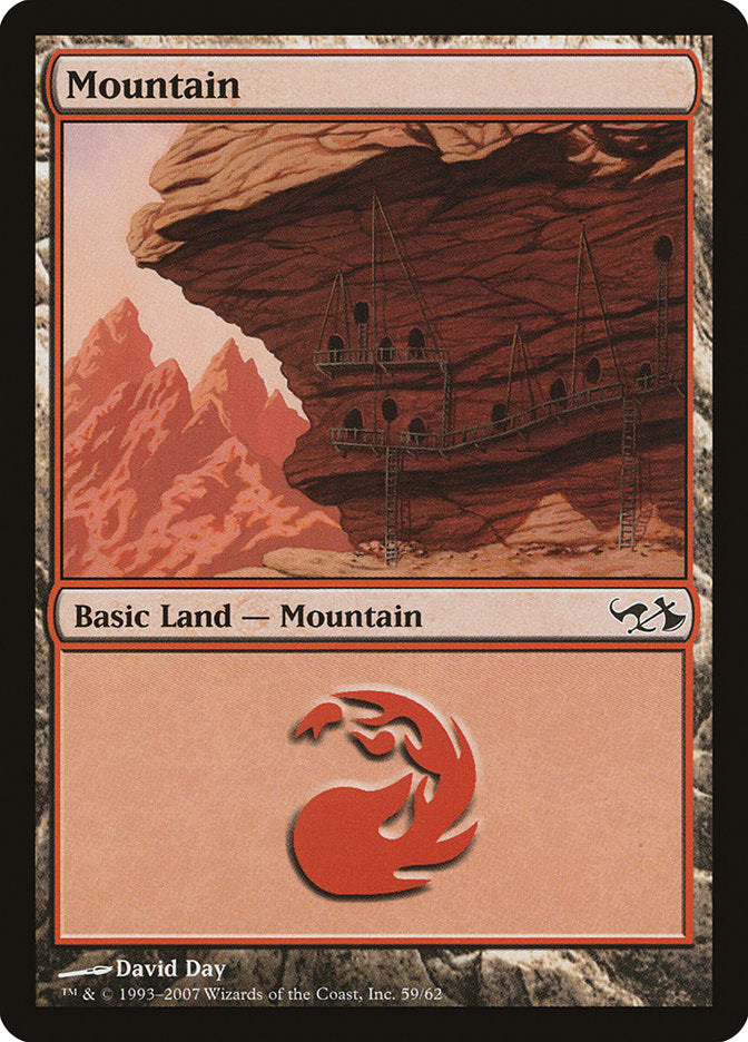 Mountain (59) [Duel Decks: Elves vs. Goblins] | Total Play
