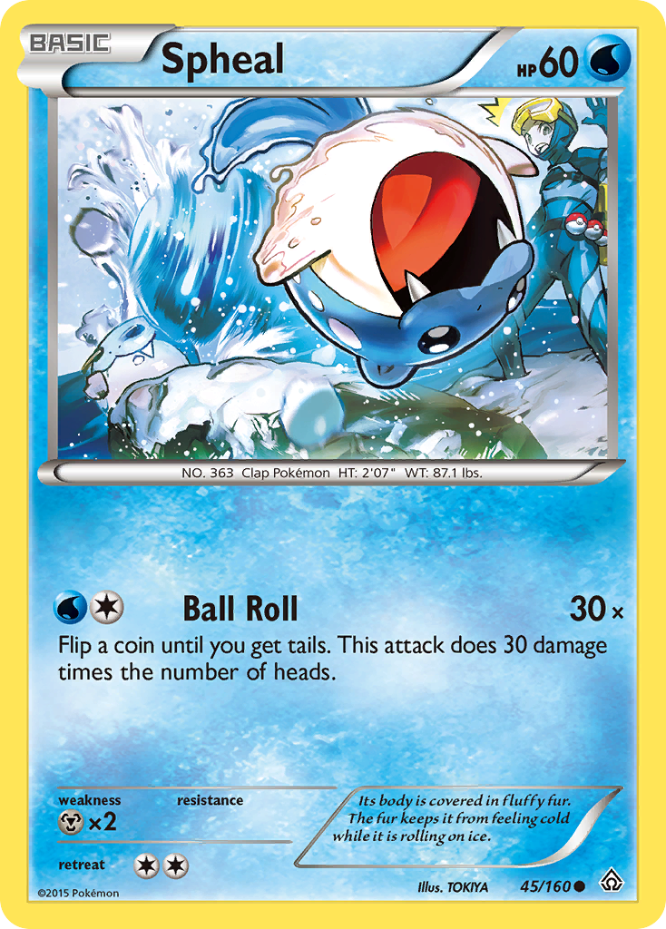 Spheal (45/160) [XY: Primal Clash] | Total Play