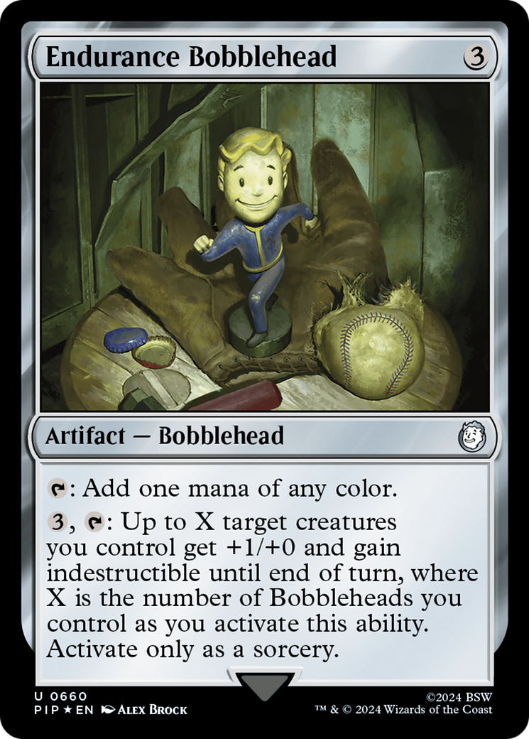 Endurance Bobblehead (Surge Foil) [Fallout] | Total Play