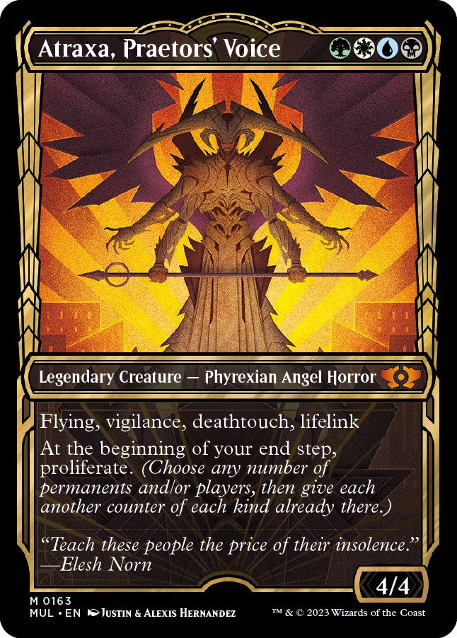Atraxa, Praetors' Voice (Halo Foil) [Multiverse Legends] | Total Play