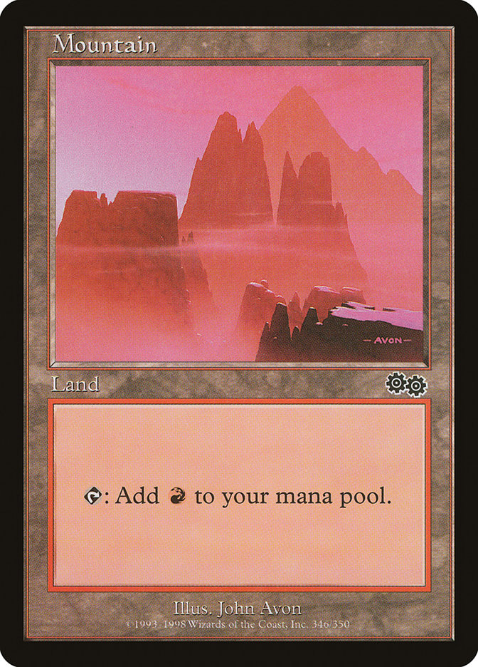 Mountain (346) [Urza's Saga] | Total Play