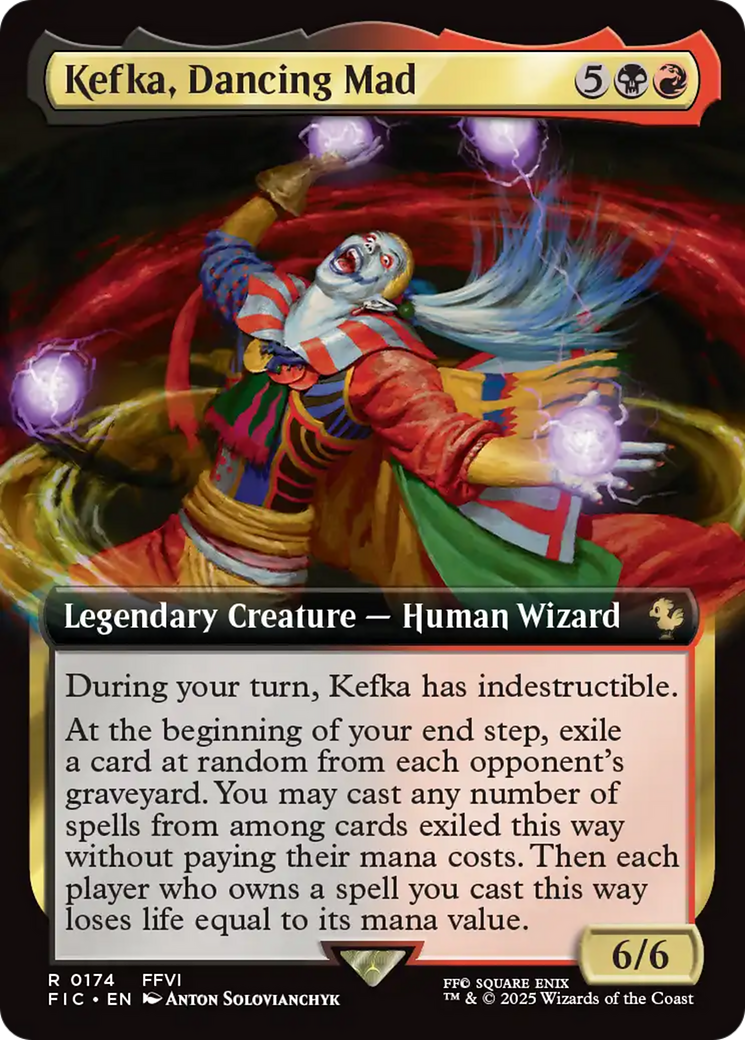 Kefka, Dancing Mad (Extended Art) [FINAL FANTASY Commander] | Total Play