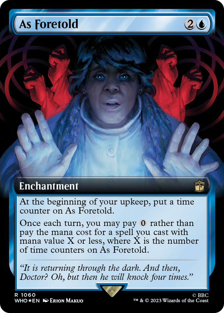 As Foretold (Extended Art) (Surge Foil) [Doctor Who] | Total Play