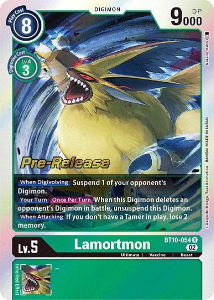 Lamortmon [BT10-054] [Xros Encounter Pre-Release Cards] | Total Play