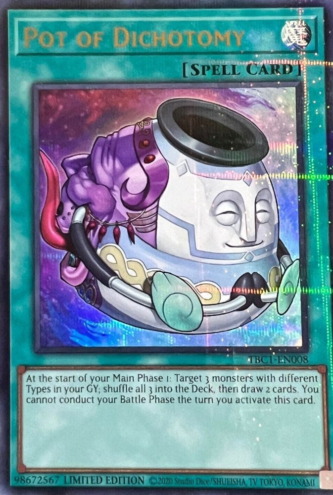 Pot of Dichotomy [TBC1-EN008] Ultra Rare | Total Play