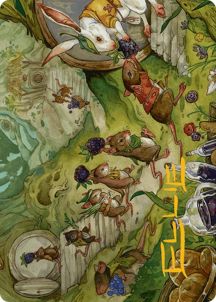 For the Common Good Art Card (43/54) (Gold-Stamped Signature) [Bloomburrow Art Series] | Total Play