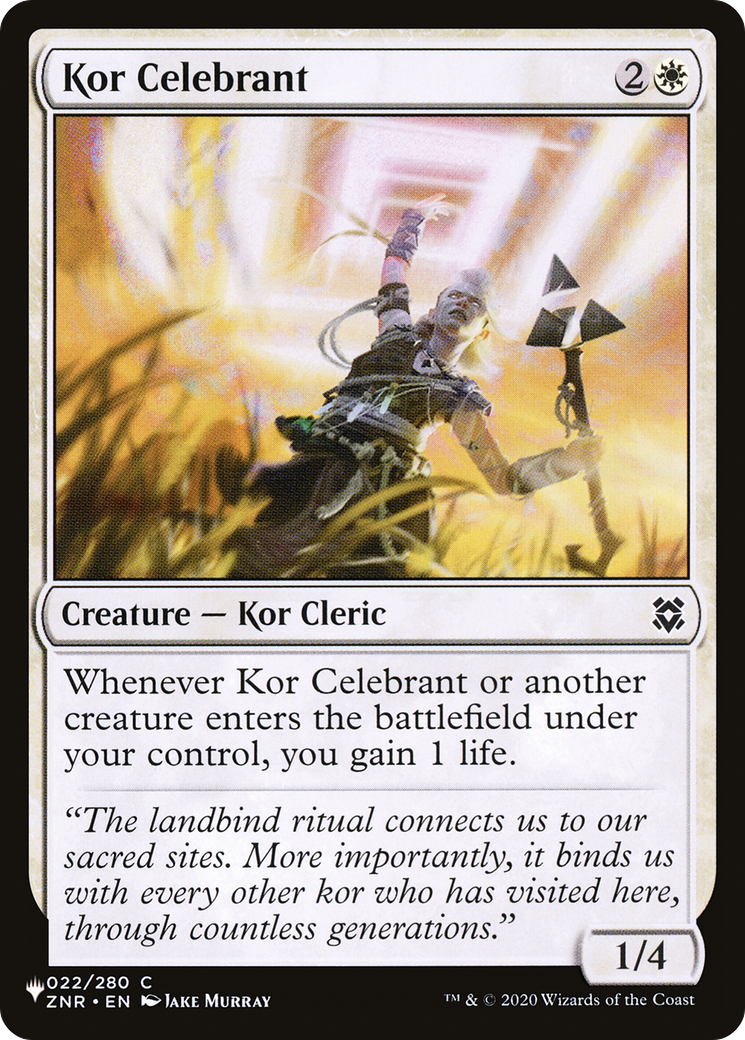 Kor Celebrant [The List] | Total Play