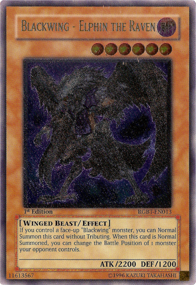 Blackwing - Elphin the Raven [RGBT-EN013] Ultimate Rare | Total Play