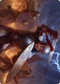 Beskir Shieldmate Art Card [Kaldheim Art Series] | Total Play