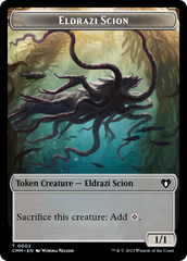 Eldrazi Scion // Myr Double-Sided Token [Commander Masters Tokens] | Total Play