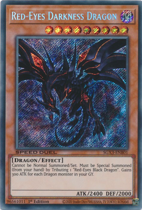 Red-Eyes Darkness Dragon [SGX3-ENB01] Secret Rare | Total Play