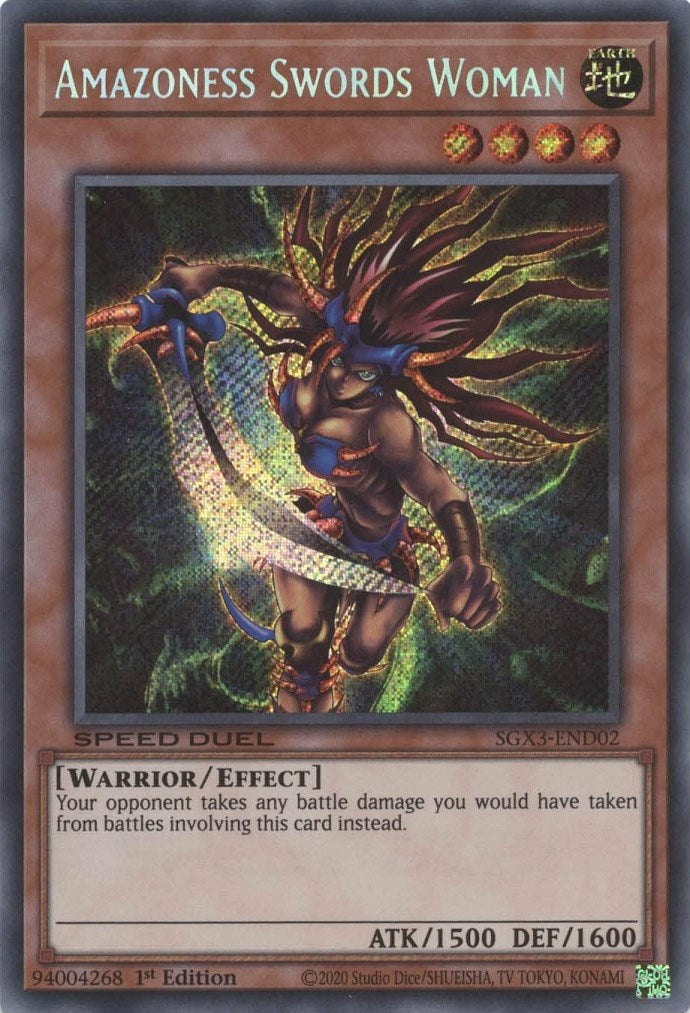 Amazoness Swords Woman [SGX3-END02] Secret Rare | Total Play