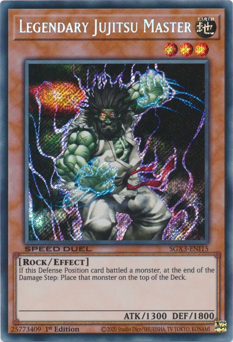 Legendary Jujitsu Master [SGX3-ENI15] Secret Rare | Total Play