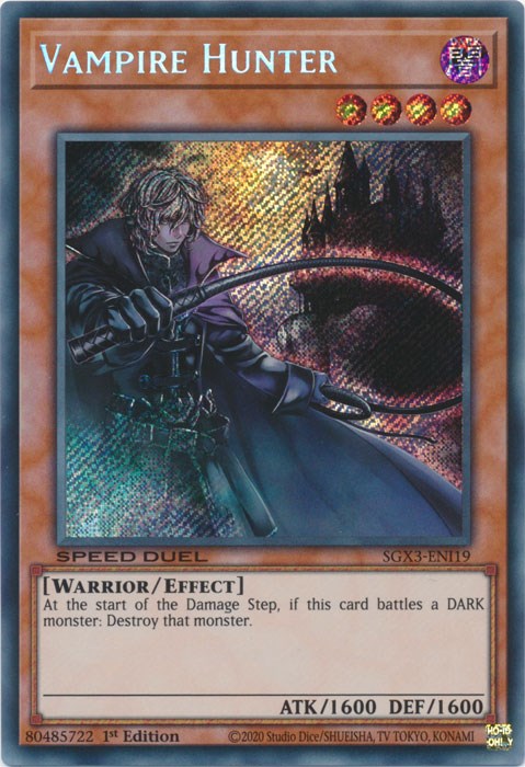 Vampire Hunter [SGX3-ENI19] Secret Rare | Total Play