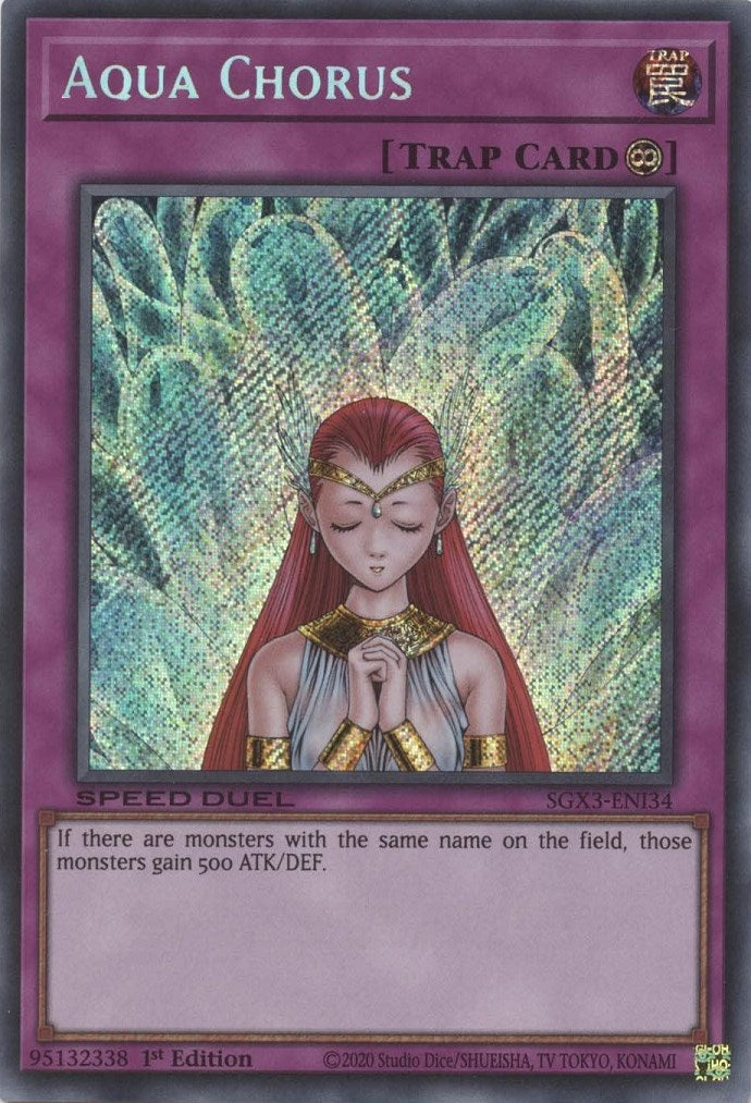 Aqua Chorus [SGX3-ENI34] Secret Rare | Total Play