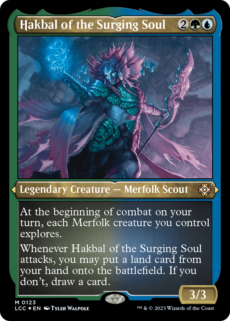 Hakbal of the Surging Soul (Display Commander) [The Lost Caverns of Ixalan Commander] | Total Play