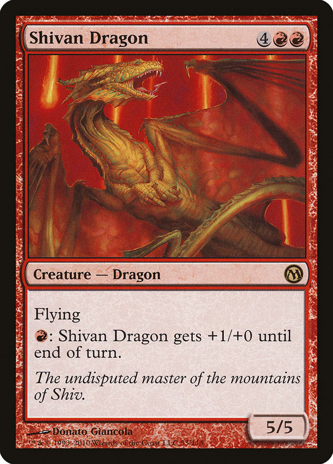 Shivan Dragon [Duels of the Planeswalkers] | Total Play