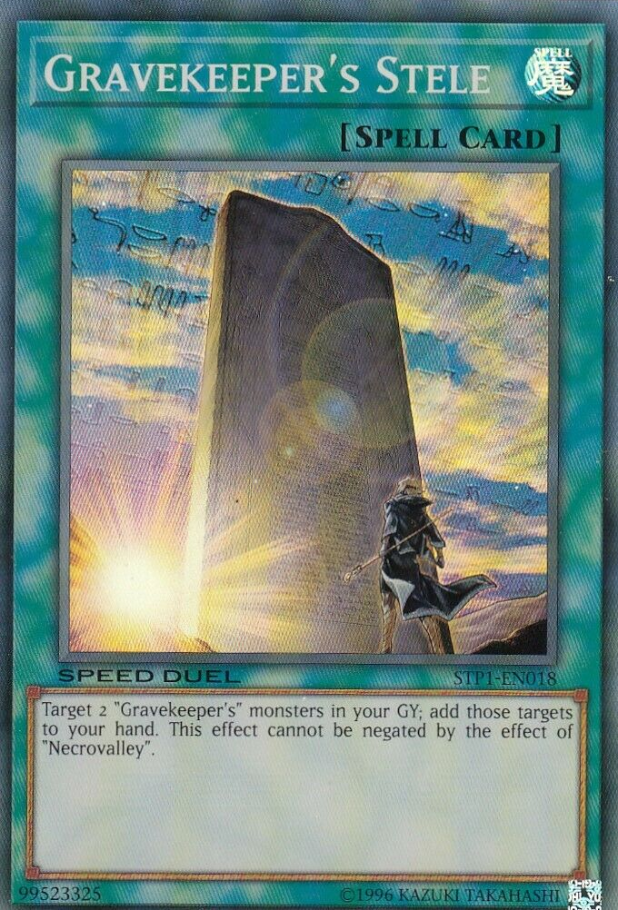 Gravekeeper's Stele [STP1-EN018] Super Rare | Total Play