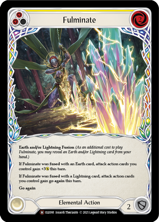 Fulminate [U-ELE091] (Tales of Aria Unlimited)  Unlimited Rainbow Foil | Total Play