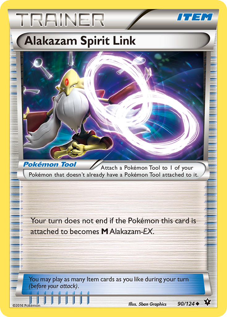 Alakazam Spirit Link (90/124) [XY: Fates Collide] | Total Play