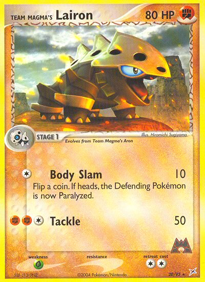 Team Magma's Lairon (20/95) [EX: Team Magma vs Team Aqua] | Total Play