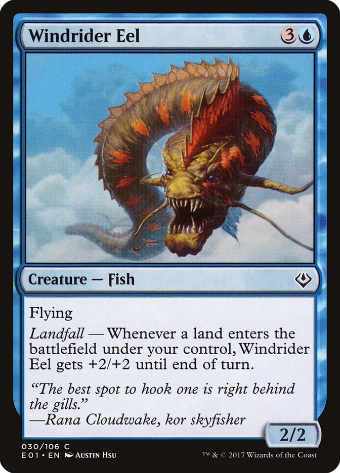 Windrider Eel [Archenemy: Nicol Bolas] | Total Play
