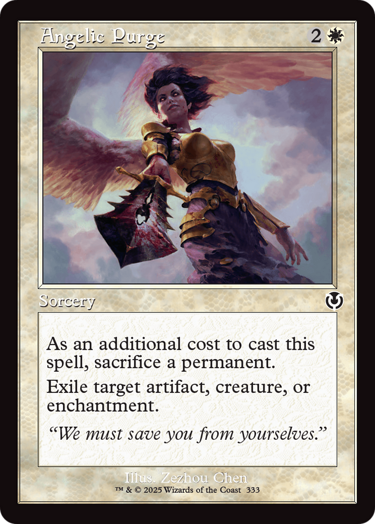 Angelic Purge (Retro Frame) [Innistrad Remastered] | Total Play
