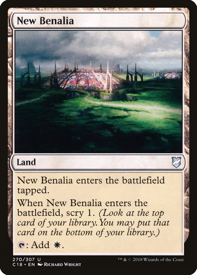 New Benalia [Commander 2018] | Total Play