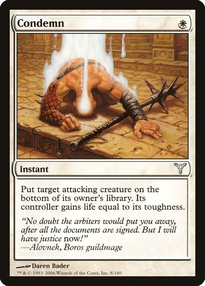 Condemn [Dissension] | Total Play