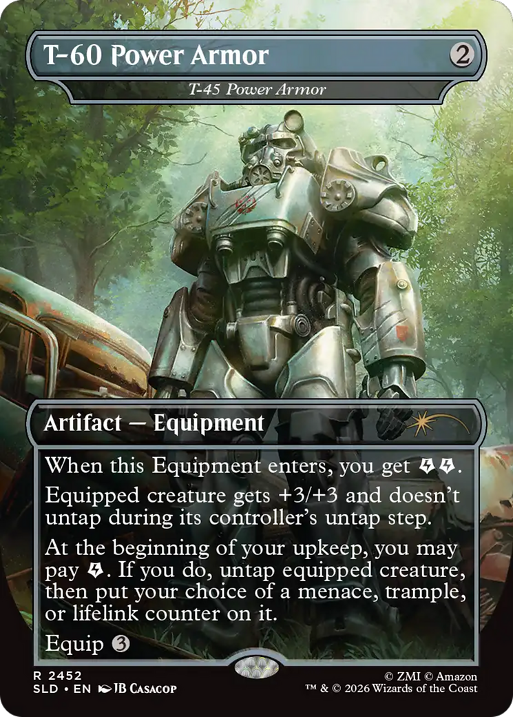 T-60 Power Armor - T-45 Power Armor [Secret Lair Drop Series] | Total Play