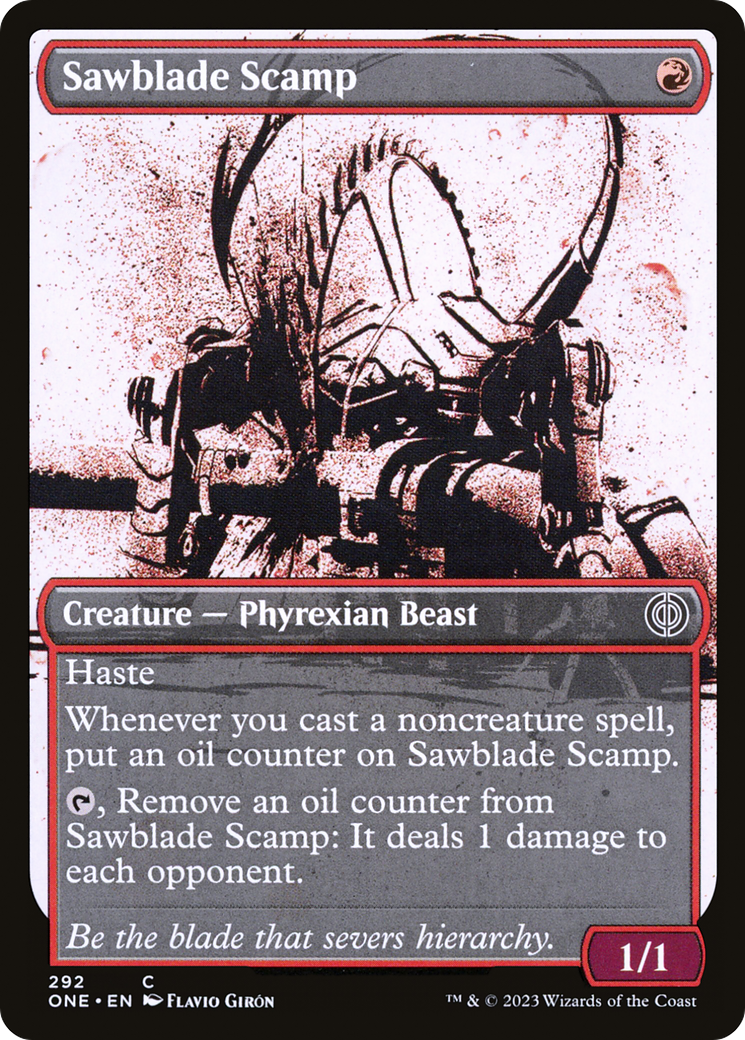 Sawblade Scamp (Showcase Ichor) [Phyrexia: All Will Be One] | Total Play
