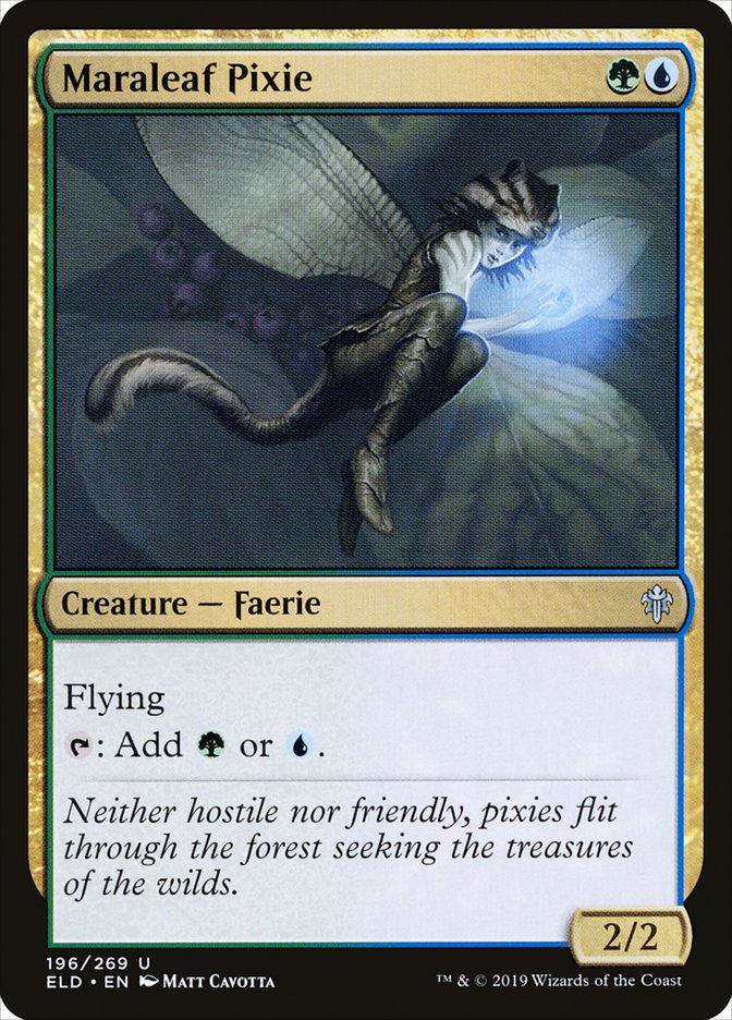 Maraleaf Pixie [Throne of Eldraine] | Total Play