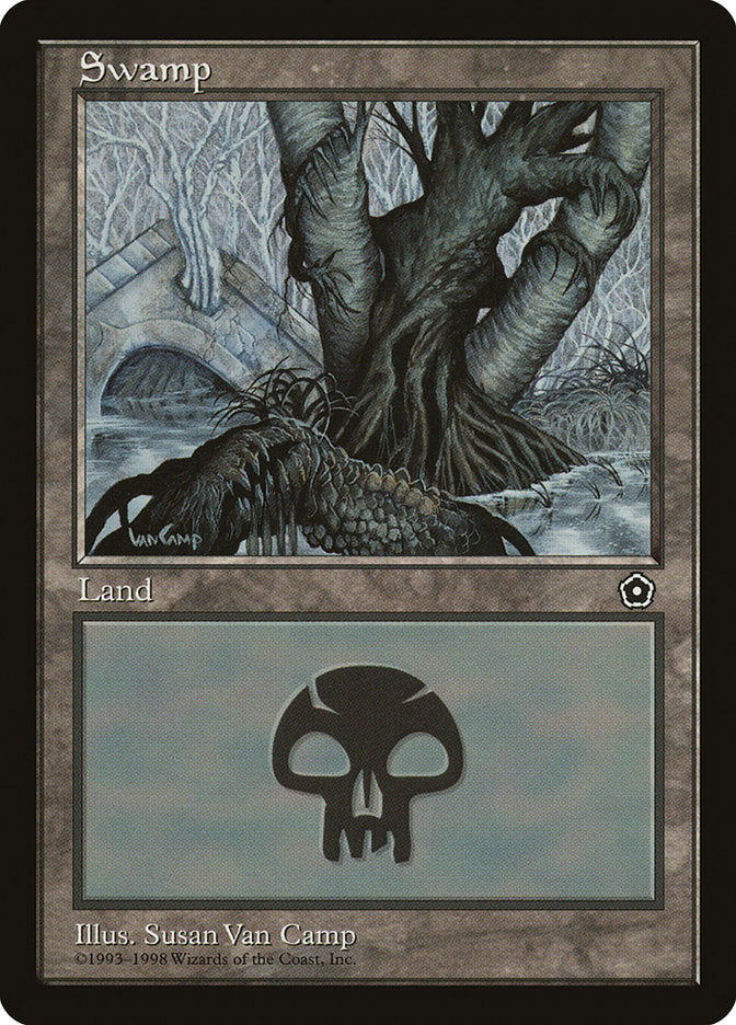 Swamp (White Signature on Left) [Portal Second Age] | Total Play