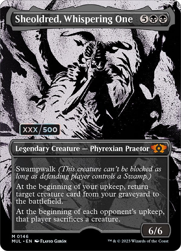 Sheoldred, Whispering One (Serialized) [Multiverse Legends] | Total Play