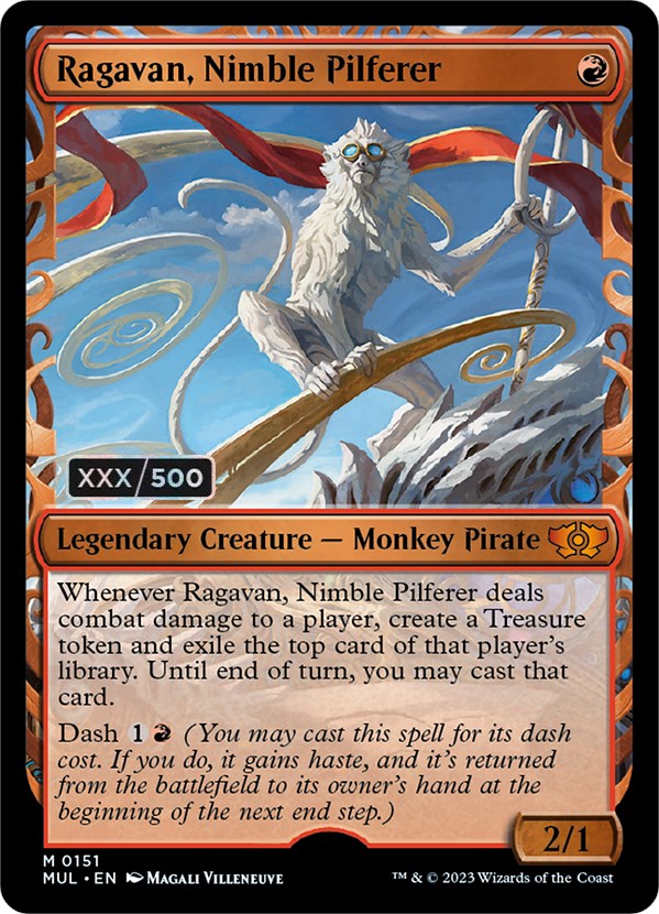 Ragavan, Nimble Pilferer (Serialized) [Multiverse Legends] | Total Play