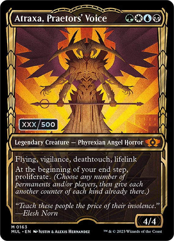 Atraxa, Praetors' Voice (Serialized) [Multiverse Legends] | Total Play