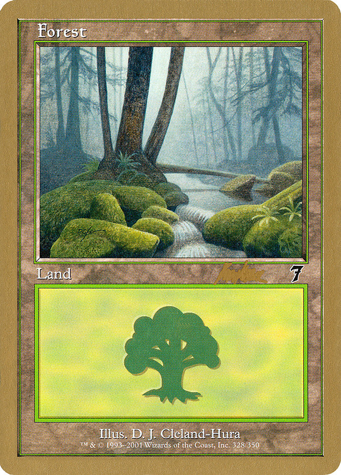 Forest (328) (Brian Kibler) [World Championship Decks 2002] | Total Play