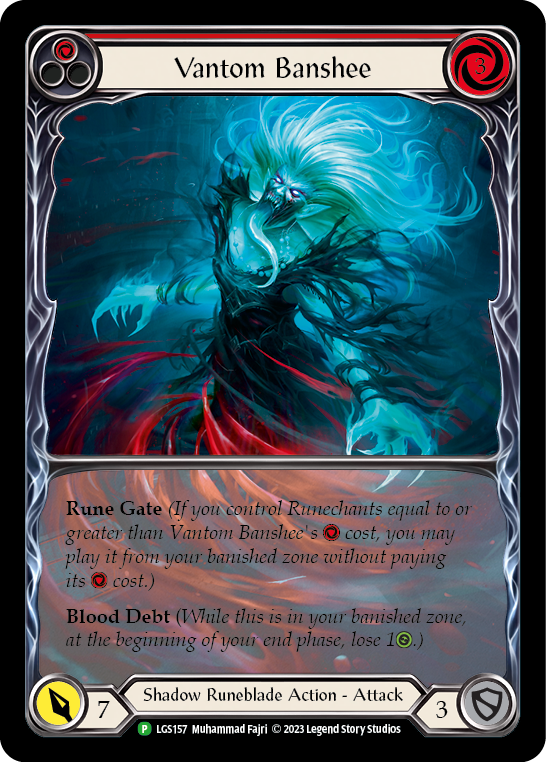 Vantom Banshee (Red) (Extended Art) [LGS157] (Promo)  Rainbow Foil | Total Play