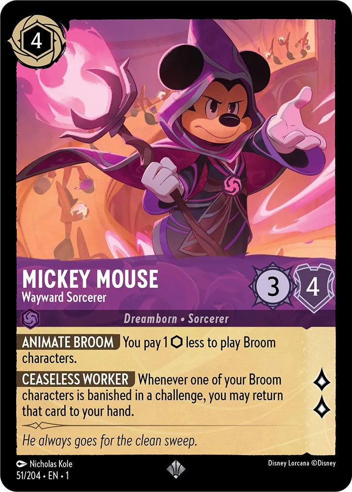 Mickey Mouse - Wayward Sorcerer (51/204) [The First Chapter] | Total Play