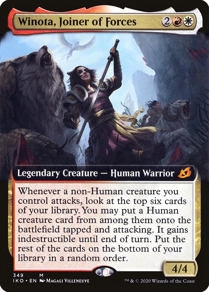 Winota, Joiner of Forces (Extended Art) [Ikoria: Lair of Behemoths] | Total Play