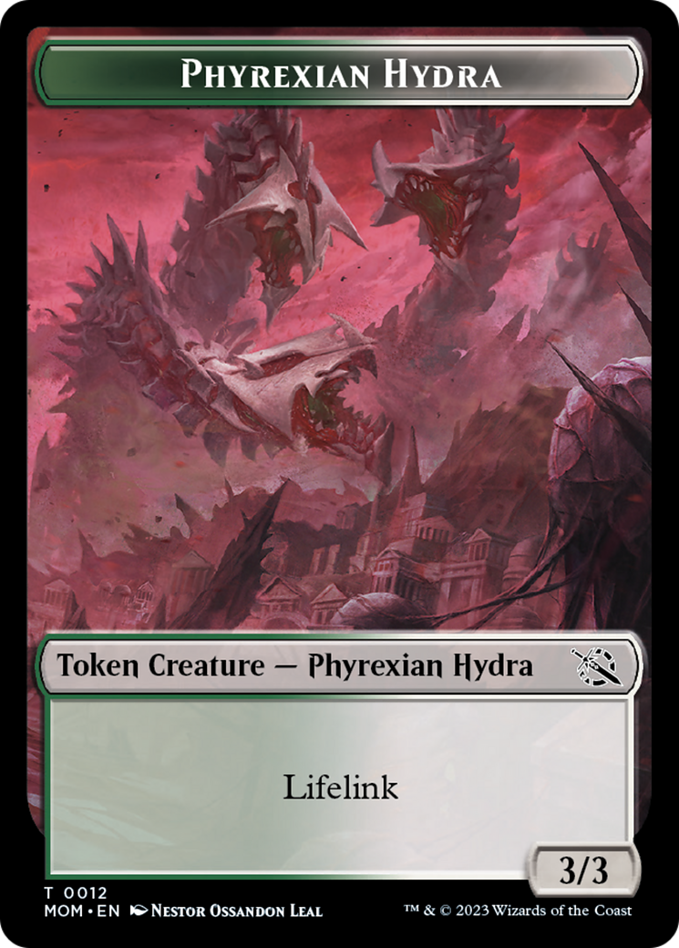 Phyrexian Hydra Token (12) [March of the Machine Tokens] | Total Play