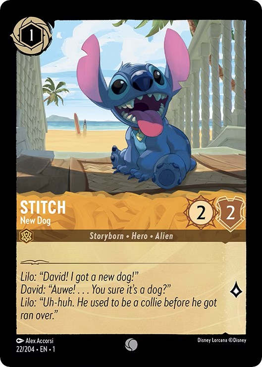 Stitch - New Dog (22/204) [The First Chapter] | Total Play